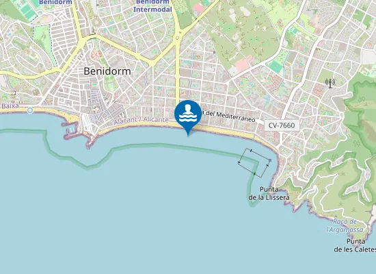 Map of Platja de Llevant