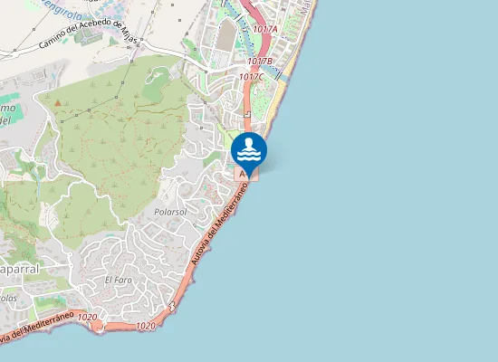 Map of Playa El Ejido