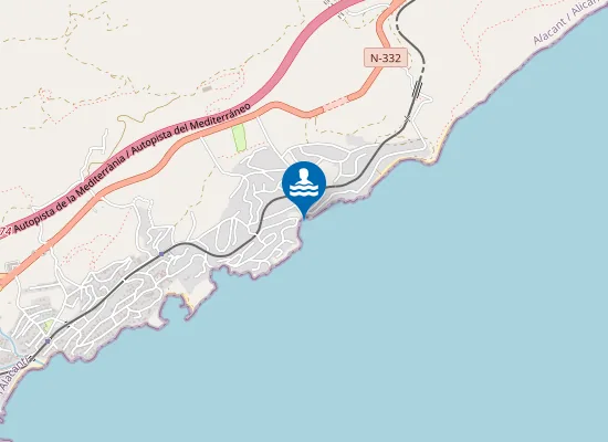 Map of cala Piteres