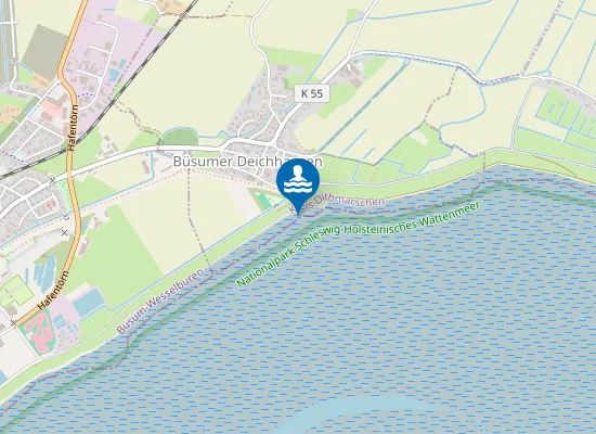 Map of NORDS BUESUMER DEICHHAUSEN