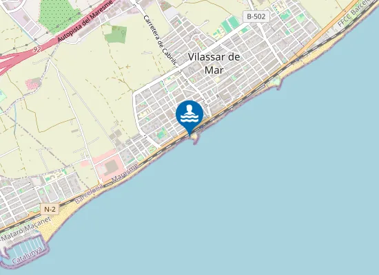 Map of Platja dels Pescadors
