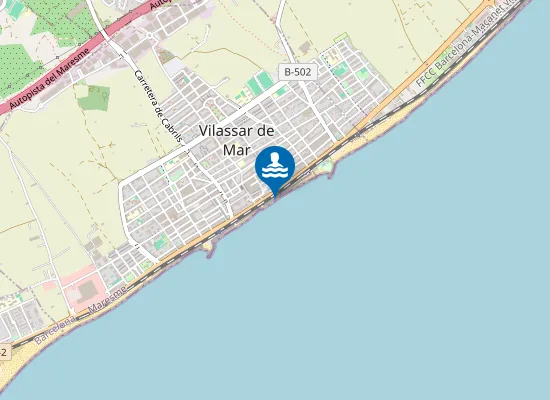 Map of Platja de l'Astillero