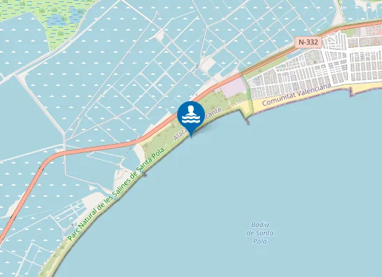Map of Platja de la Gola