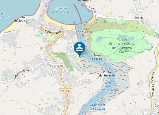 Map of Playa de la Riberuca
