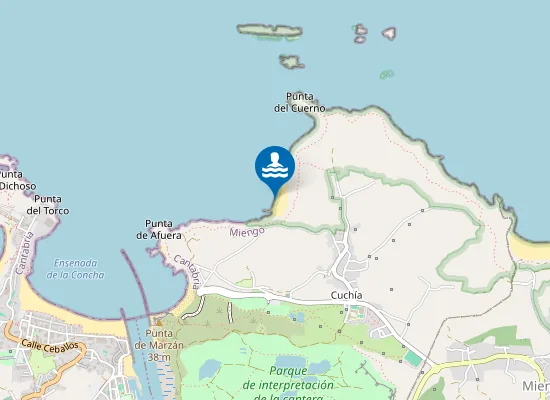 Map of Playa de los Caballos