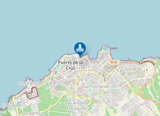 Map of Playa de Puerto