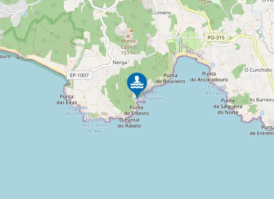 Map of A Area das Moscas