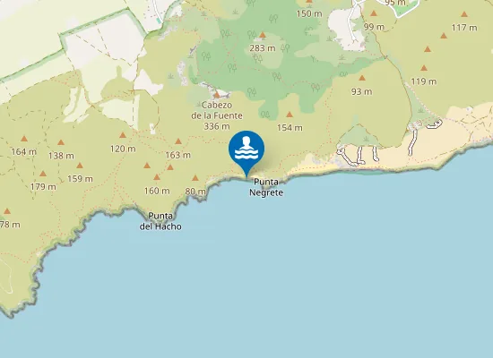 Map of Playa Parreño