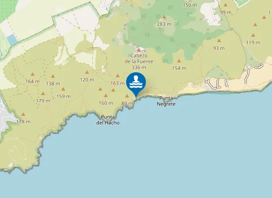 Map of Playa Parreño