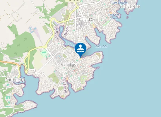 Map of Caló des Pou