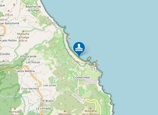 Map of Playa de Nogales