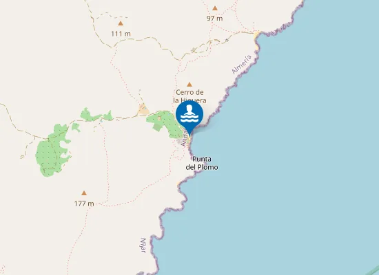 Map of Cala del Plomo