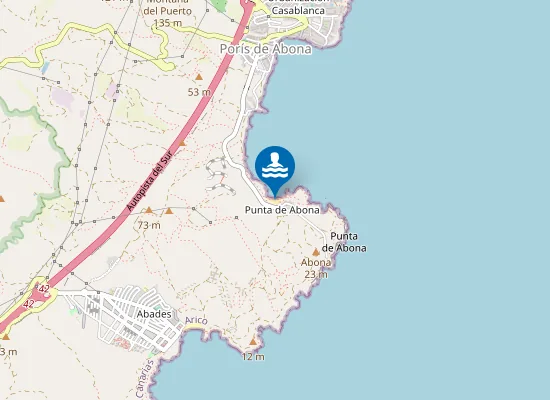 Map of Playa Grande