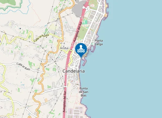 Map of Playa La Hornilla