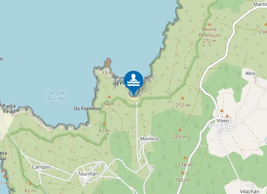 Map of Praia de Moreira