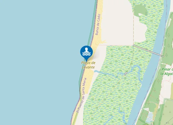 Map of Playa de Levante