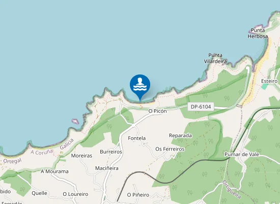 Map of Praia do Picón