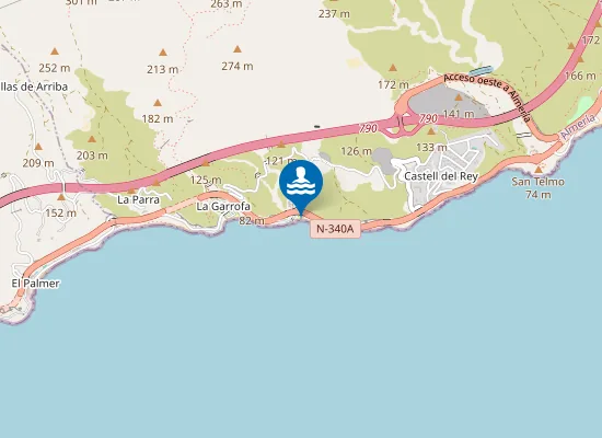 Map of Cala de los Ahogados