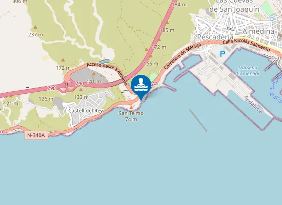 Map of Cala de San Telmo