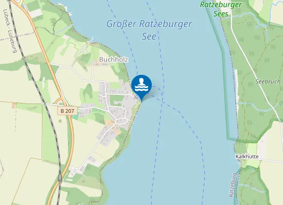 Map of RATZEBURGER SEE BUCHHOLZ LIEGEWIESE