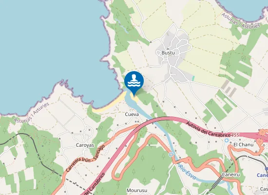 Map of Playa de Cueva