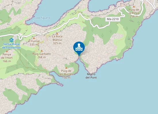 Map of Cala En Gossalba
