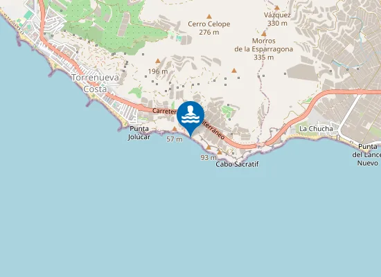 Map of Playa de la Joya