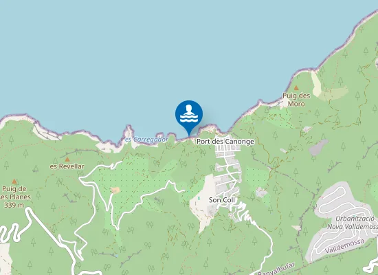 Map of platja de Son Bunyola