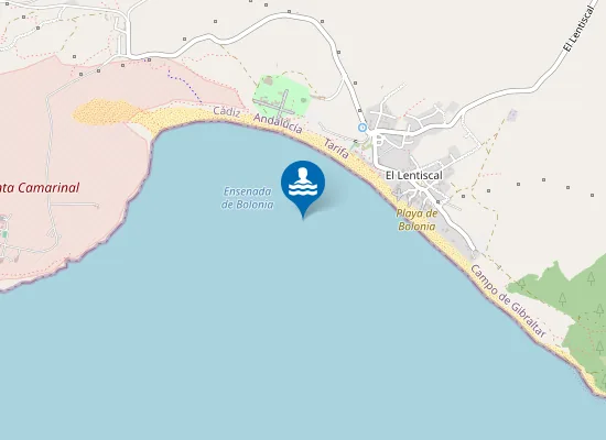 Map of Playa de Bolonia
