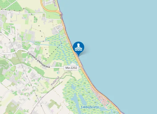 Map of Platja de Can Cullerassa