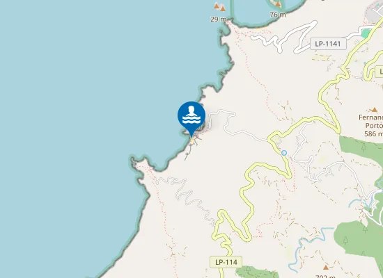 Map of Playa del Callejoncito
