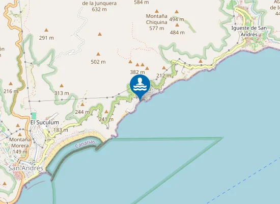 Map of Playa Chica