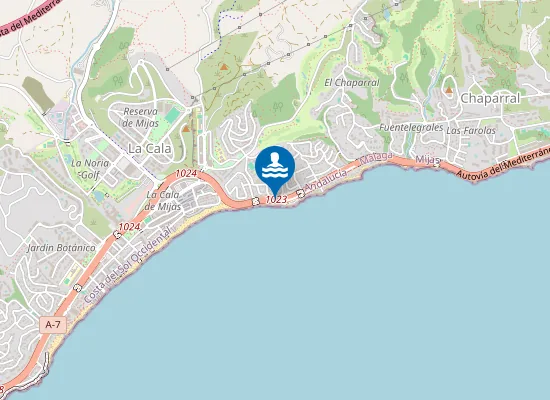 Map of Playa de Las Doradas