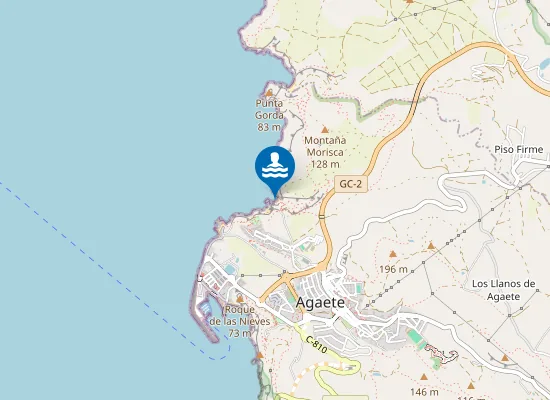 Map of Playa La Caleta