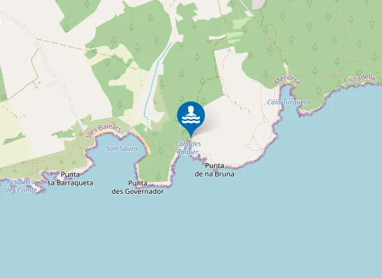 Map of Es Talaier