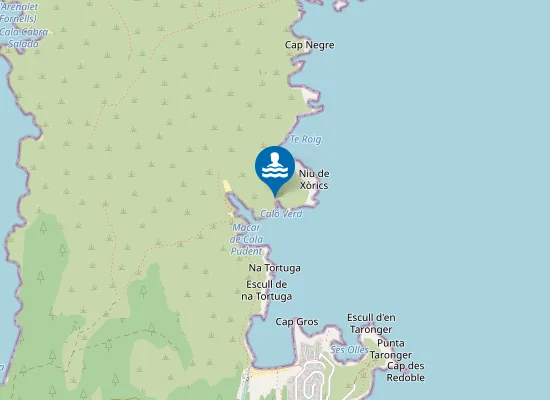 Map of Caló Verd