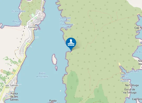 Map of es Pou de s'Albufereta