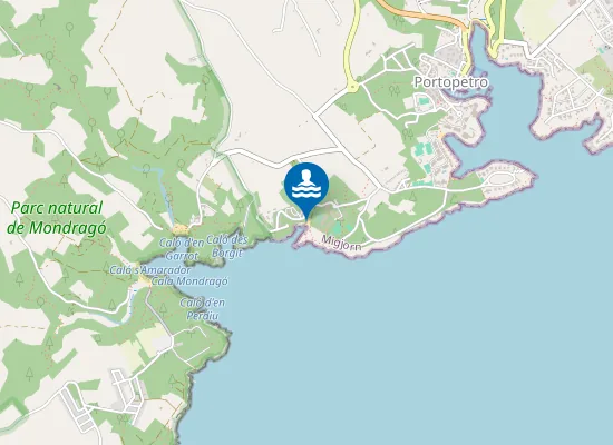 Map of sa Barca Trencada