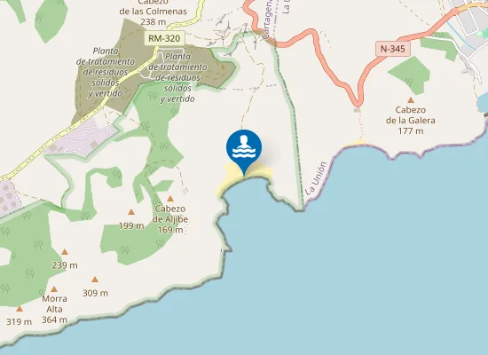 Map of Playa de El Gorguel