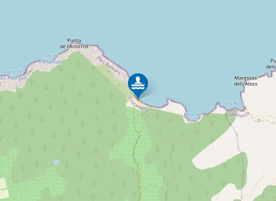 Map of Sa Bombarda