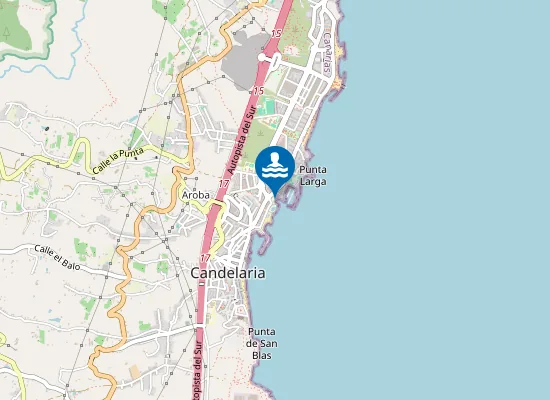 Map of Playa de la Hornilla