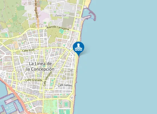 Map of Playa de Levante