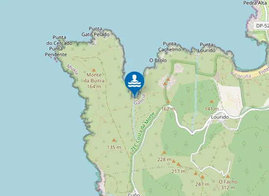 Map of Praia da Arnela