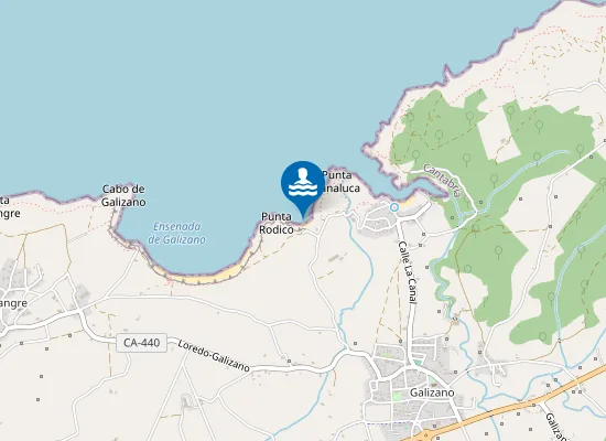 Map of Playa de Arnillas