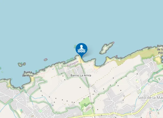 Map of Playa de La Arnía