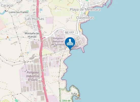 Map of Playa de Silva