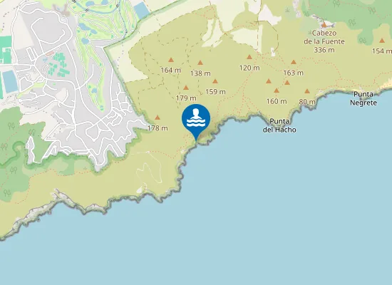 Map of Cala Del Cuervo