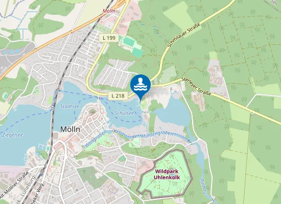 Map of SCHULSEE MOELLN LUISENBAD