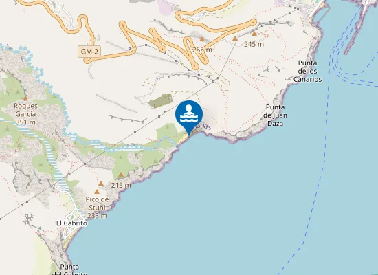 Map of Playa de la Guancha