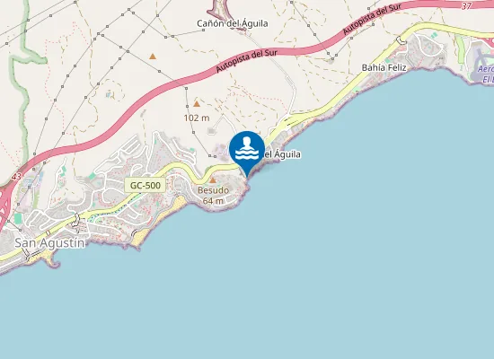Map of Playa El Pirata
